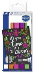 STAEDTLER Krétamarker készlet, 2, 4 mm, kúpos, STAEDTLER "Lumocolor® 344", 5 különböző szín (344 C5) - mystock