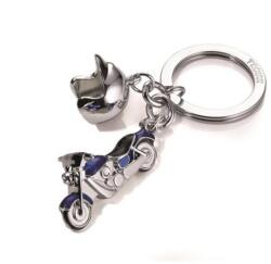 TROIKA Kulcstartó, 2 charm dísszel, SWAROVSKI® kristályokkal, TROIKA "Key cruising (KR13-23/CH)