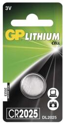 GP Batteries GP CR2025 lítium gombelem 1db/bliszter (B15251) - mystock