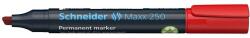 Schneider Alkoholos marker, 2-7 mm, vágott, SCHNEIDER "Maxx 250", piros (125002) - mystock