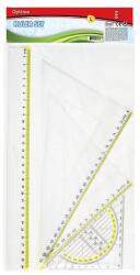 Optima Vonalzókészlet OPTIMA 23cm 4 db-os (100182) - mystock