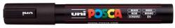 uni Dekormarker, 1, 8-2, 5 mm, UNI "Posca PC-5M", fekete (PC-5M BLACK)