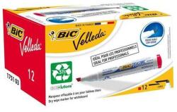 BIC Flipchart- és táblamarker, 1, 1-5, 6 mm, vágott, BIC "Velleda ecolutions", piros (904948) - mystock