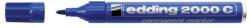 edding Alkoholos marker, 1, 5-3 mm, kúpos, EDDING "2000", kék (7580107003) - mystock