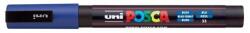 uni Dekormarker, 0, 9-1, 3 mm, UNI "Posca PC-3M", kék (PC-3M BLUE)