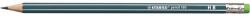 STABILO Grafitceruza radírral, HB, hatszögletű, STABILO "Pencil 160", olajzöld (2160/HB) - mystock