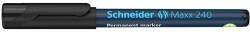 Schneider Alkoholos marker, 1-2 mm, kúpos, SCHNEIDER "Maxx 240", fekete (124001) - mystock