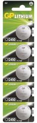 GP Batteries GP CR2450 Lithium gombelem 5db/bliszter (B1585) - mystock