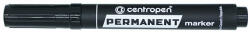 Centropen Permanent marker 1-4, 6mm, vágott hegyű, Centropen 8576 fekete (A-585760112) - mystock