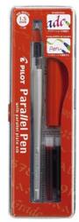 Pilot Töltőtoll, 0, 1-1, 5 mm, piros kupak, PILOT "Parallel Pen (FP3-15-SS) - mystock