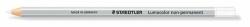 STAEDTLER Színes ceruza, hatszögletű, mindenre író, lemosható (omnichrom), STAEDTLER "Lumocolor 108", fehér (108-0)