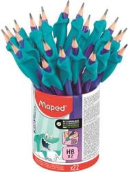 Maped Grafitceruza radírral és ceruzafogóval, ceruzatartó, HB, háromszögletű, MAPED "Kidy Learn (853502) - mystock
