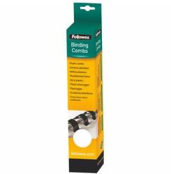 Fellowes Spirál, műanyag, 12 mm, 56-80 lap, FELLOWES, 25 db, fehér (5331203) - mystock