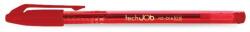 FlexOffice Golyóstoll, 0, 4mm, kupakos, FLEXOFFICE "TechJob", piros, 12db/cs (FO-016RED) - mystock