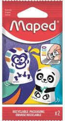 Maped Radír, vegyes minták, MAPED "Ergo Fun Multicolor", 2db/cs (119002)