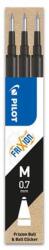 Pilot Rollertoll betét, 0, 35mm, törölhető, PILOT "Frixion Ball/Clicker", fekete, 3db/cs (BLS-FR-7-B-S3)