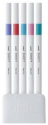 uni Tűfilc UNI EMOTT 5db-os készlet 0, 4mm (világoslila, korall piros, világoskék, világosrózsaszín, smaragdzöld) (2UEMOTTNO5) - mystock