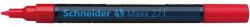 Schneider Lakkmarker, 1-2 mm, SCHNEIDER "Maxx 271", piros (127102)