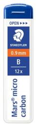 STAEDTLER Grafitbél, B, 0, 9mm, STAEDTLER "Mars Micro Carbon 250", 12szál/tubus (250 09-B) - mystock