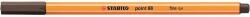STABILO Tűfilc, 0, 4 mm, STABILO "Point 88", umbrabarna (88/65) - mystock