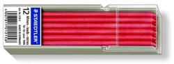 STAEDTLER Jelölőkréta hegy, mindenre író, lemosható (omnichrom), STAEDTLER "Lumocolor 218", piros, 12szál/doboz (218-2) - mystock
