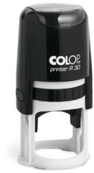 Colop Bélyegző, kör, COLOP "Printer R 30", kék cserepárnával (01033060) - mystock