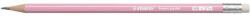 STABILO Grafitceruza radírral, HB, hatszögletű, STABILO "Swano Pastel", pink, 12db/doboz (4908/05-HB) - mystock