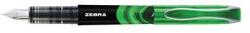 Zebra Töltőtoll, 0, 6 mm, ZEBRA, zöld (19674)