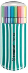 STABILO Rostirón készlet, 1 mm, türkiz tok, STABILO "Pen 68 Zebrui", 20 különböző szín (6820-02-2-5)
