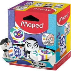 Maped Radír display, vegyes minták, MAPED "Ergo Fun Multicolor", 24db/disp (119001)
