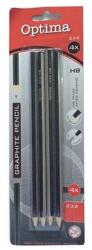 Optima Grafitceruza OPTIMA HB hatszögletű 4 db/készlet (13500) - mystock