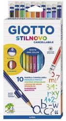 GIOTTO Színes ceruza GIOTTO hegyezővel, radírral 10db/készlet (2568 00) - mystock