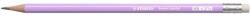 STABILO Grafitceruza radírral, HB, hatszögletű, STABILO "Swano Pastel", lila, 12db/doboz (4908/03-HB) - mystock