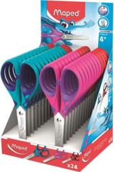 Maped Olló display, iskolai, 13cm, MAPED "Essentials Soft", 24db/disp (464412) - mystock