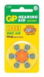 GP Batteries GP Hearing Aid ZA13 (7000ZD, PR48) Cink-levegő hallókészülék elem 6db/bliszter (B3513) - mystock
