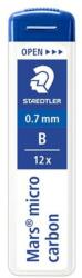STAEDTLER Grafitbél, B, 0, 7mm, STAEDTLER "Mars Micro Carbon 250", 12szál/tubus (250 07-B) - mystock