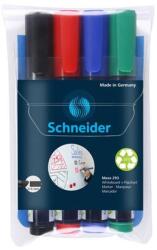 Schneider Tábla- és flipchart marker készlet, 2-5 mm, vágott, SCHNEIDER "Maxx 293", 4 különböző szín (129394) - mystock