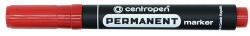 Centropen Permanent marker 2, 5mm, kerek hegyű, Centropen 8566, piros (A-585660104)