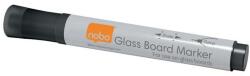Nobo Üvegtábla marker, NOBO, fekete, 4db/cs (1905322) - mystock