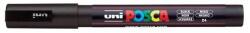uni Dekormarker, 0, 9-1, 3 mm, UNI "Posca PC-3M", fekete (PC-3M BLACK) - mystock