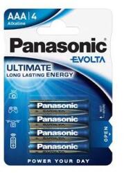 Panasonic Elem, AAA mikro, 4 db, PANASONIC "Evolta (LR03EGE-4BP/LR03EGE/4BP) - mystock