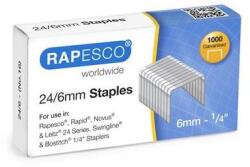 Rapesco Tűzőkapocs, 24/6, horganyzott, RAPESCO, 1000db/doboz (S24607Z3) - mystock