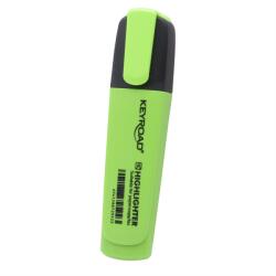 Keyroad Szövegkiemelő vágott hegyű, lapos test Keyroad Fluo neon zöld (KR972167)