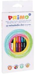 Primo Színes ceruza PRIMO Minabella duo hatszögletű kétvégű 12 darabos 24 színű (5220DUO12) - mystock