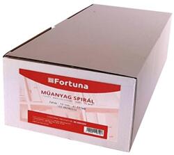 Fortuna Iratspirál műanyag FORTUNA 6mm 10-20 lap fehér 100/dob - mystock