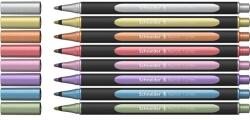 Schneider Akril marker készlet, 1-2 mm, SCHNEIDER "Paint-It 020", 8 különböző metálfényű szín (ML02011502) - mystock