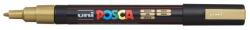 uni Dekormarker, 0, 9-1, 3 mm, UNI "Posca PC-3M", arany (PC-3M GOLD)