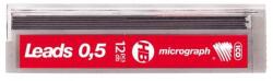 ICO Grafitbél, HB, 0, 5mm, ICO "Micrograph", 12szál/tubus (7110030000) - mystock