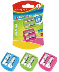 Keyroad Hegyező 1 lyukú 2 db/bliszter Keyroad Easy-sharp vegyes színek (KR972438) - mystock