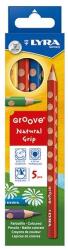 LYRA Színes ceruza LYRA Groove háromszögletű vastag 5 db/készlet (3811050) - mystock